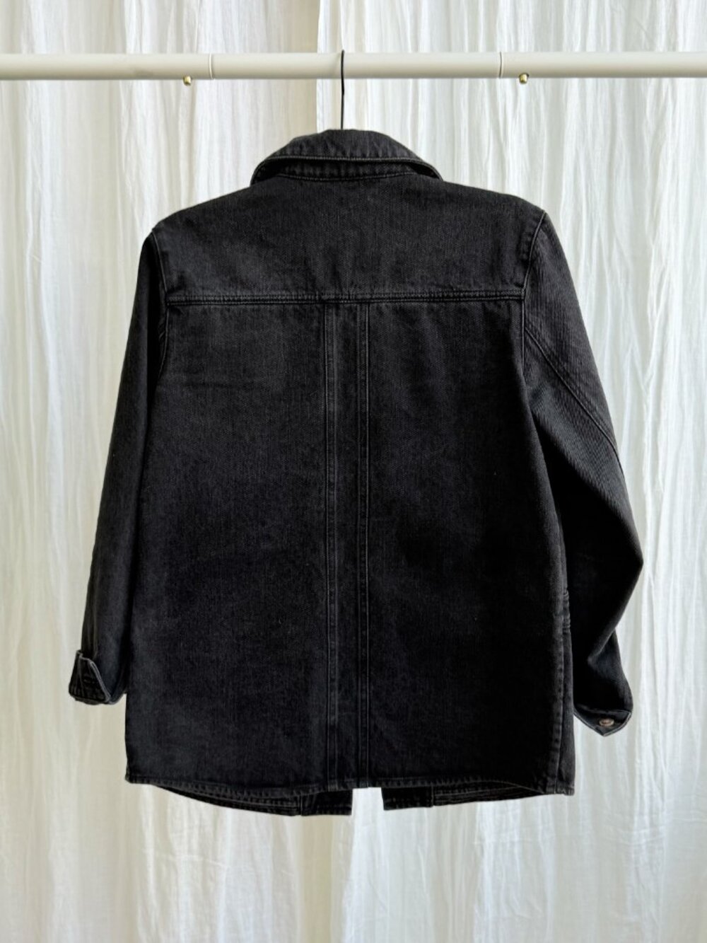 Sezane Will Jacket in Washed Black - Size XS - Picture 2 of 6